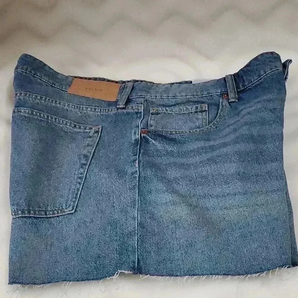 ☆☆☆ Denim boyfriend shorts